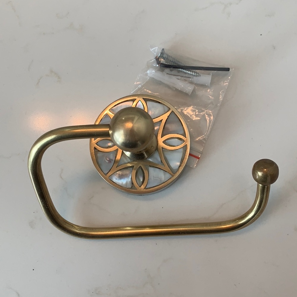 Anthropologie towel holder.